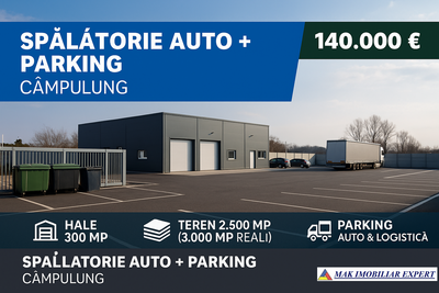 Spaltoie Auto  Parking teren 2.500 mp in Campulung Arges - Imagine principală