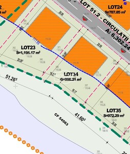 Teren intravilan cu deschidere 29 m.l la Lacul Lebada Rai - Imagine principală