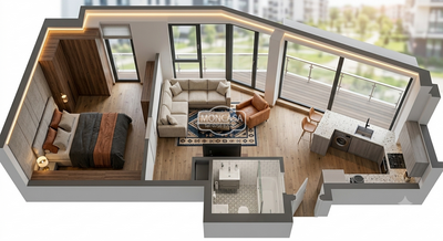Bloc nou, apartament 2 camere, finisaje premium - Imagine principală