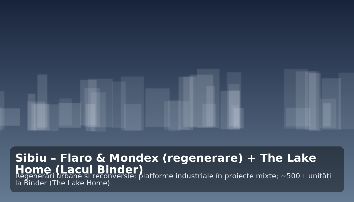 Sibiu – Flaro/Mondex & The Lake Home (Lacul Binder)